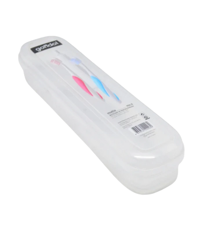 Dental Accessories Case – Portable Toothbrush &amp; Toothpaste Travel Holder 6x23.5x4.5