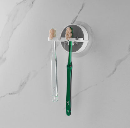 Wall-Mounted Toothbrush Holder – Round (4 Slots)