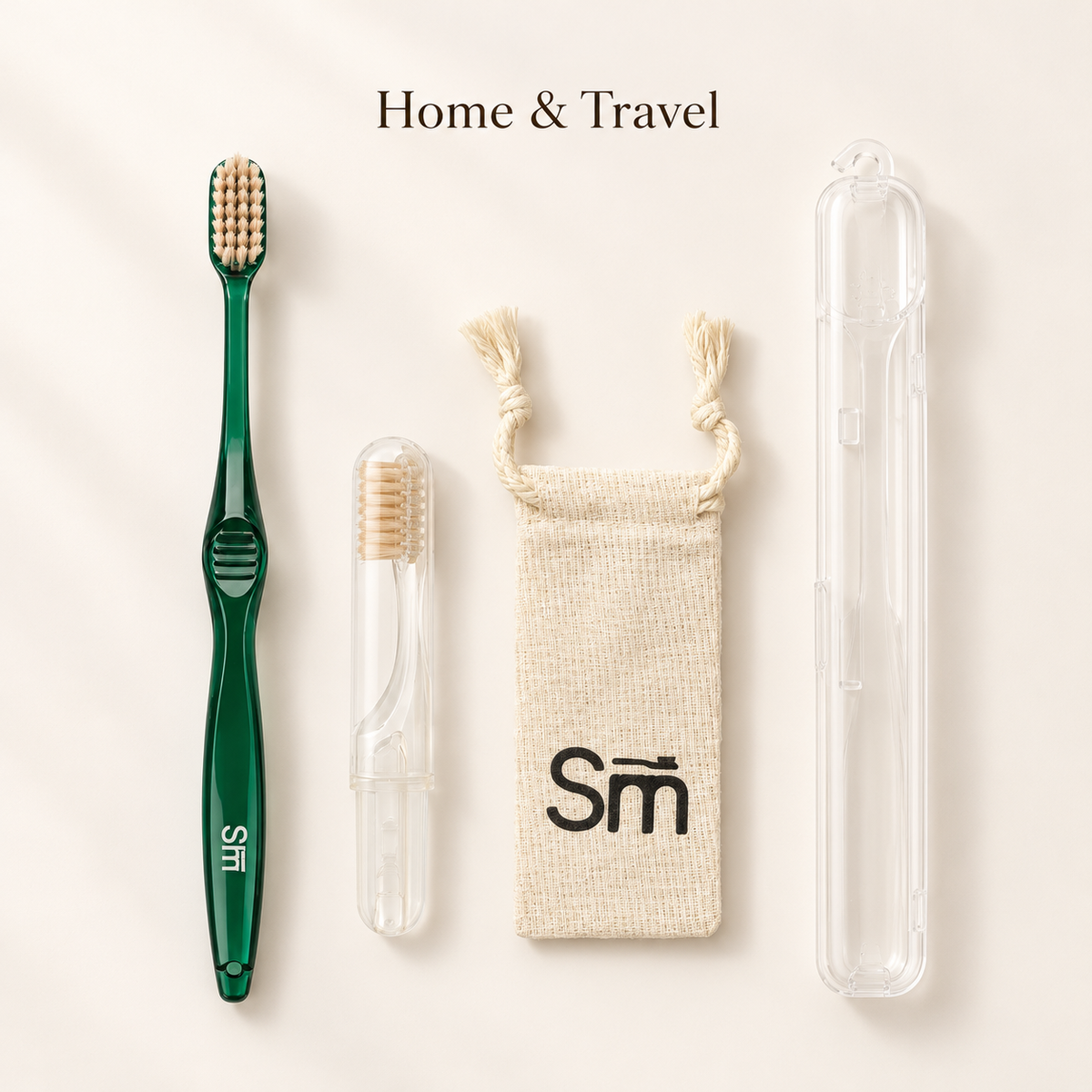 B11 Home &amp; Travel — Classic + Portable Toothbrush + Case + Cover